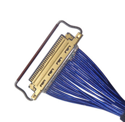 50-15000mm 60 Pin Lvds Cable, cabo coaxial grosso de 370mm para a tela do PC da nota da exposição