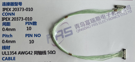 conjunto de cabo automotivo do chicote de fios 220mm do fio de 0.5mm GPS LVDS