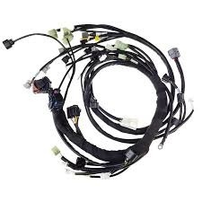 sinal dobro do protetor 18awg do conjunto de cabo do chicote de fios do fio de 100cm para o áudio do carro