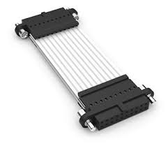 Um tipo PVC flexível do cabo liso da fita de 0.5mm protegeu Ffc