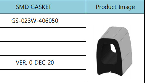 50 a 100 selo de borracha liso da gaxeta 60mm de Fingerstock do ohm