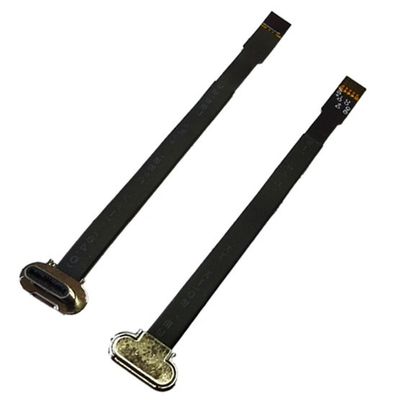 Cabo liso chapeado macio de FFC, cabo de fita 22-26awg liso