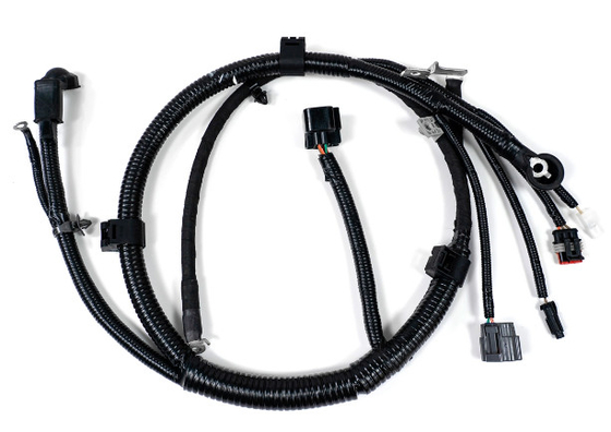 Conjunto de cabo Tin Plated do chicote de fios do fio do diodo emissor de luz 28awg automotivo