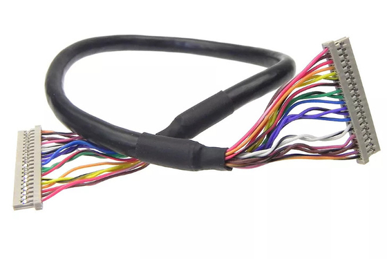 chicote de fios 30AWG 20 Pin Cable Laptop Screen do fio de 0.3mm LVDS