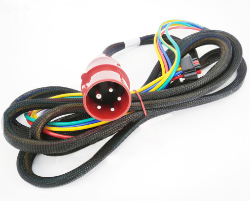 conjunto do cabo distribuidor de corrente de Molex das cablagens do robô de 430mm Lvds