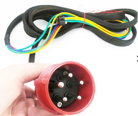 conjunto do cabo distribuidor de corrente de Molex das cablagens do robô de 430mm Lvds