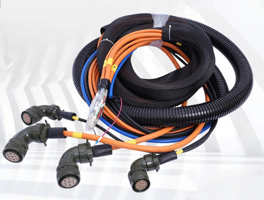 Cablagens 200mm do robô de 6 linhas centrais, cablagens do corpo de 50 núcleos para a pilha de carregamento de New Energy