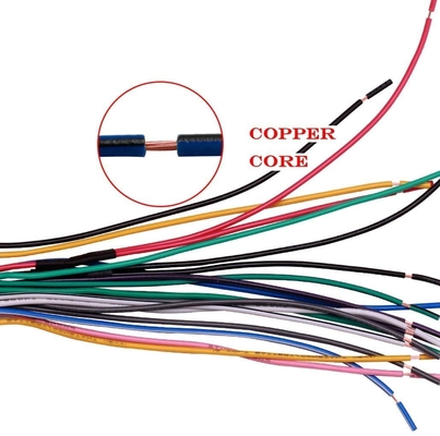 18AWG 4 cablagens de Pin Car Stereo Connector Electrical do orador 16