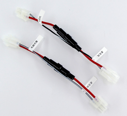 Fio do orador do cobre do conjunto de chicote de fios elétrico do PVC do terminal