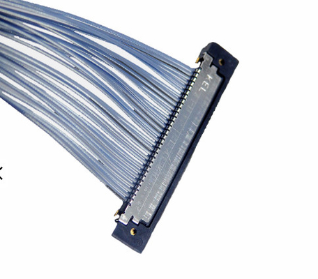 conjunto de cabo flexível do cabo coaxial 32awg Lvds de 26awg 28awg para a câmera de HD