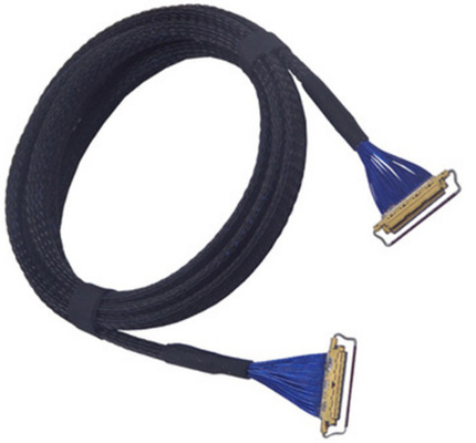50-15000mm 60 Pin Lvds Cable, cabo coaxial grosso de 370mm para a tela do PC da nota da exposição