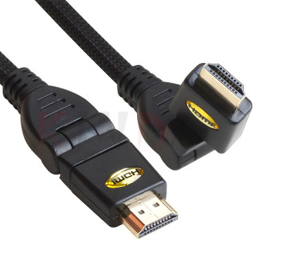 1080p 360 alta velocidade do cabo 8.0mm Hdmi do grau 4k ultra Hd Hdmi com ethernet