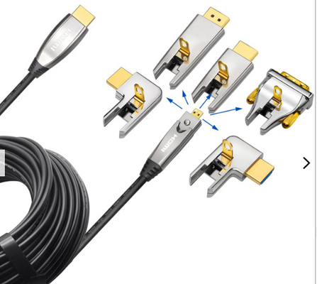 conjunto de cabo 20 de 48gps HDMI à fibra ótica de 100ft 8k Hdmi