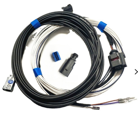 o fio do cabo de 12v 180mm para o dobro da câmera do Cctv protegeu
