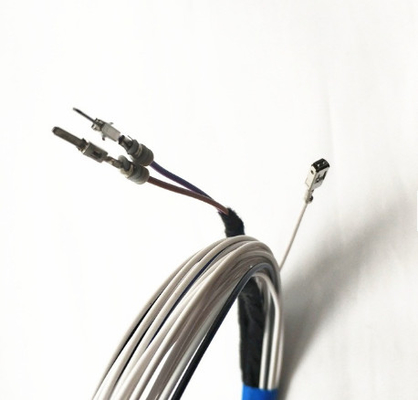 o fio do cabo de 12v 180mm para o dobro da câmera do Cctv protegeu