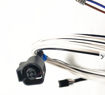 o fio do cabo de 12v 180mm para o dobro da câmera do Cctv protegeu