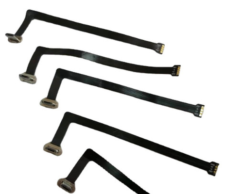 Fita lisa de USB de uma sincronização de 90 graus a micro cabografa 230mm FPC para carregar